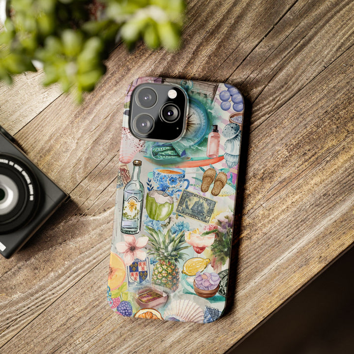 Slim Travel Coquette Collage Slim Cute Phone Cases for Iphone | iPhone 15 Case | iPhone 15 Pro Max Case, Iphone 14, Iphone 14 Pro Max, Iphone 13 - Studio40ParkLane