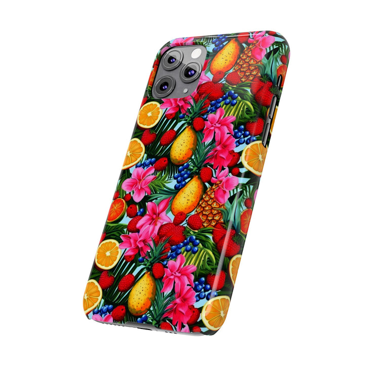 Slim Cute Phone Cases for Iphone - | iPhone 15 Case | iPhone 15 Pro Max Case, Iphone 14 Case, Iphone 14 Pro Max, Iphone 13, Summer Mixed Fruit - Studio40ParkLane