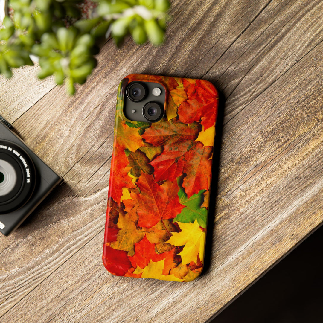 Slim Fall Leaves Slim Cute Phone Cases for Iphone | iPhone 15 Case | iPhone 15 Pro Max Case, Iphone 14, Iphone 14 Pro Max, Iphone 13 - Studio40ParkLane