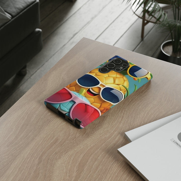 Cute Samsung Phone Case | Aesthetic Samsung Phone Case | Galaxy S23, S22, S21, S20 | Summer Pineapple Fruit, Protective Phone Case - Studio40ParkLane