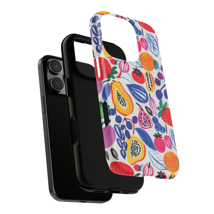 Premium Tough Summer Fruit Collage Gift for Her Cute Phone Cases for Samsung and Iphone, 16, 15, 14, S24, S23, S22, S21, S20, Plus, Ultra, Pro - Studio40ParkLane