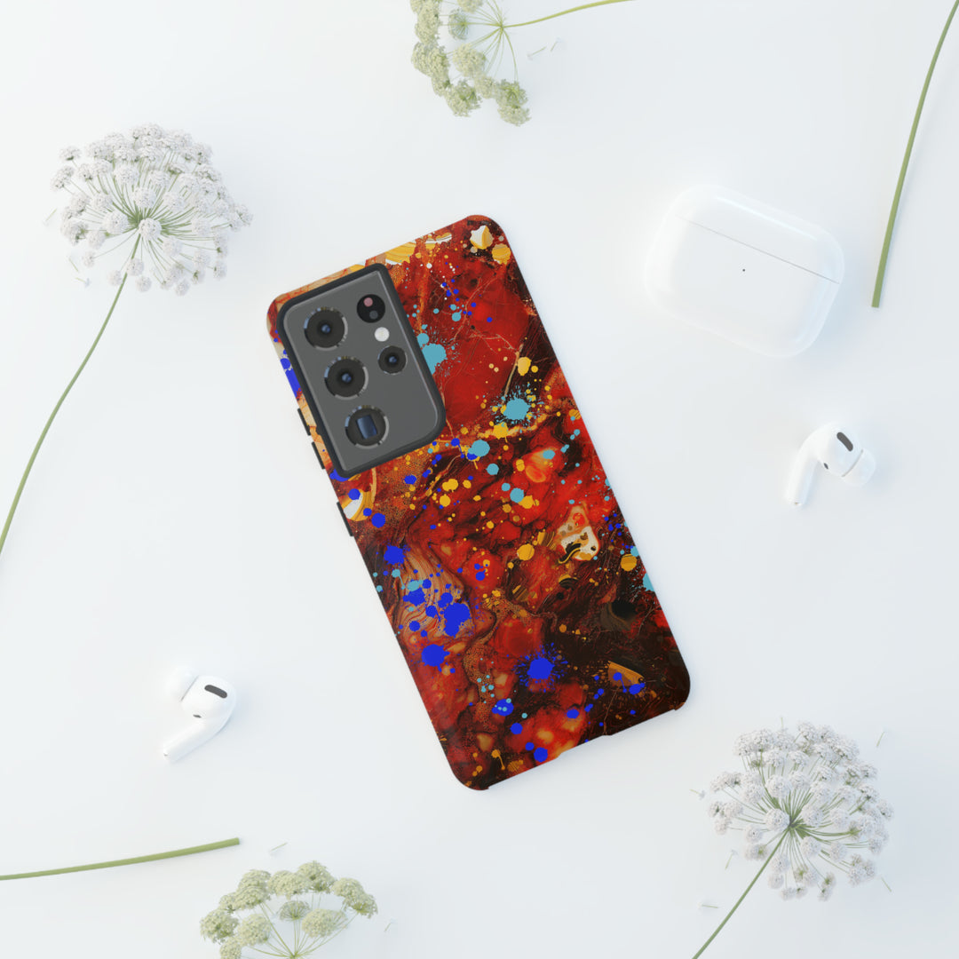 Cool Phone Case | Aesthetic Phone Case | Fall Colors Marble | For Samsung Galaxy S23, S22, S21, S20 | Luxury Double Layer | Cute - Studio40ParkLane