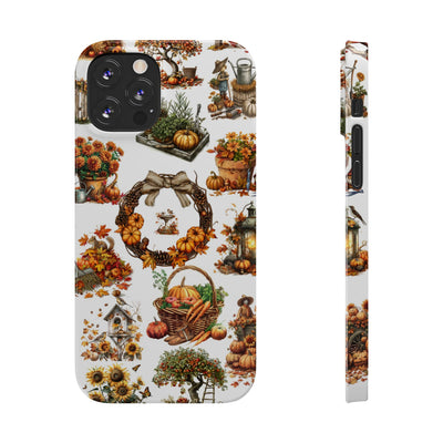 Fall Leaves Collage Slim Cute Phone Cases for Iphone | iPhone 15 Case | iPhone 15 Pro Max Case, Iphone 14, Iphone 14 Pro Max, Iphone 13, 12