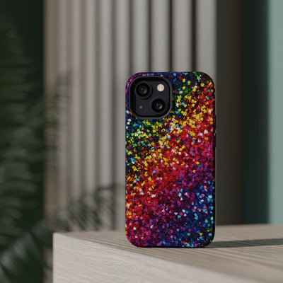 Non Glitter Color Composition Magsafe Cute Phone Case for Iphone Gift for Her,  | iPhone 15 Case | iPhone 15 Pro Max Case, Iphone 14, Iphone 14 Pro Max, Iphone 13, Iphone 16