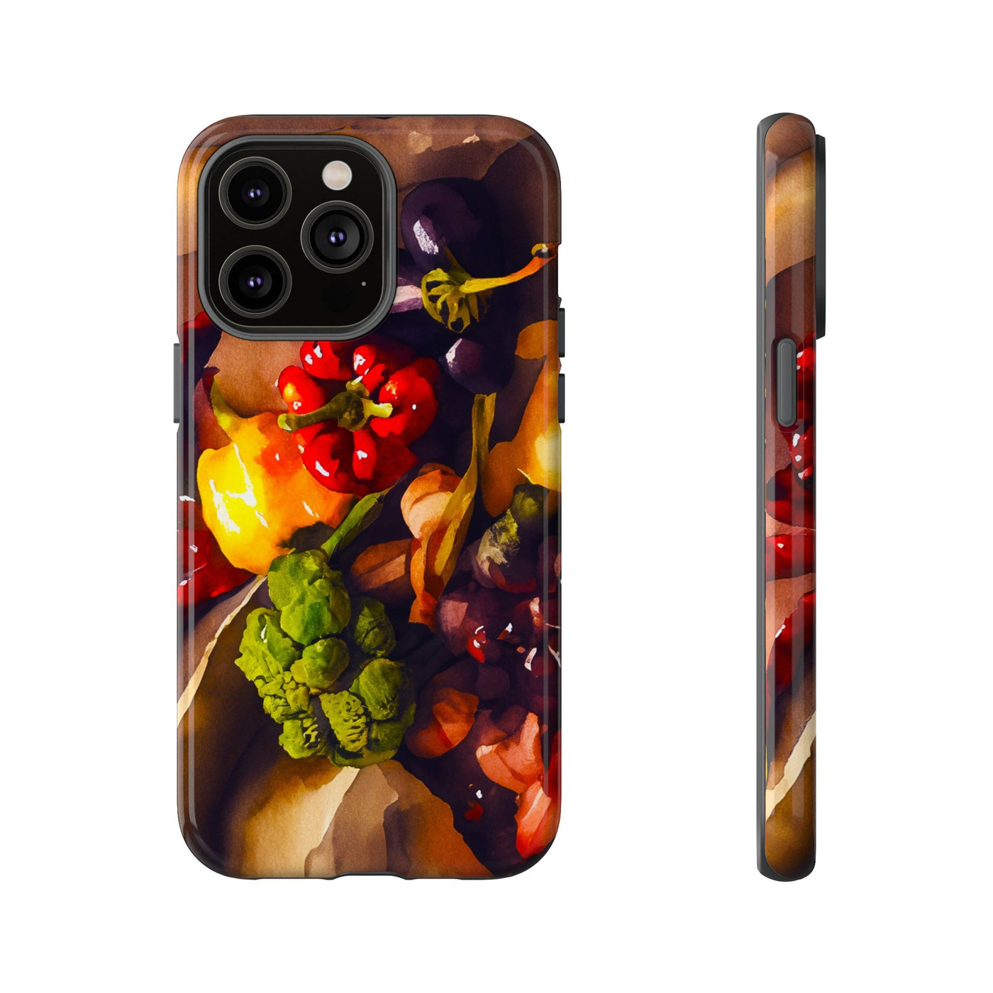 Impact Resistant, Fall Farm Vegetables, Cute Phone Cases for Samsung S24, S23, S22, S21, IPhone 15 pro Iphone 14 pro Iphone 13 IPhone 12 Iphone 11