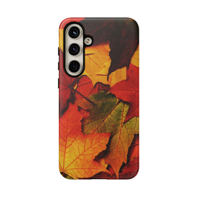 Autumn Fall Leaves Gift Cute Phone Case for, Samsung Galaxy S24, S23, S22, S21, IPhone 16 Case | Iphone 15, Iphone 14, IPhone 13 Case Mom Dad Gift