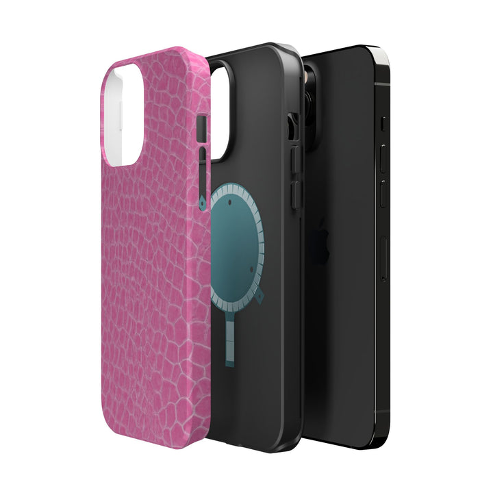 Non Leather Pink Color Pattern Magsafe Cute Phone Case for Iphone Gift for Her, | iPhone 15 Case | iPhone 15 Pro Max Case, Iphone 14, Iphone 14 Pro Max, Iphone 13, Iphone 16 - Studio40ParkLane