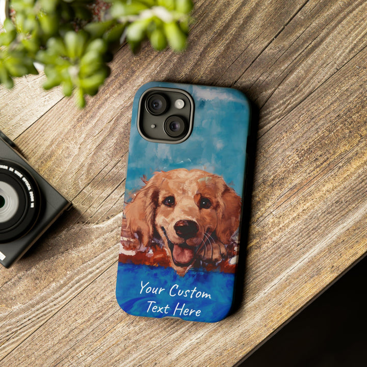 Personalize this Cute IPhone Case | Golden Retriever Dog iPhone Case, iPhone 15 Case | iPhone 15 Case, Iphone 14 Case, Iphone 14 Pro Max Case - Studio40ParkLane