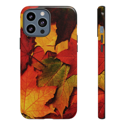 Autumn Fall Leaves Gift Cute Phone Case for, Samsung Galaxy S24, S23, S22, S21, IPhone 16 Case | Iphone 15, Iphone 14, IPhone 13 Case Mom Dad Gift