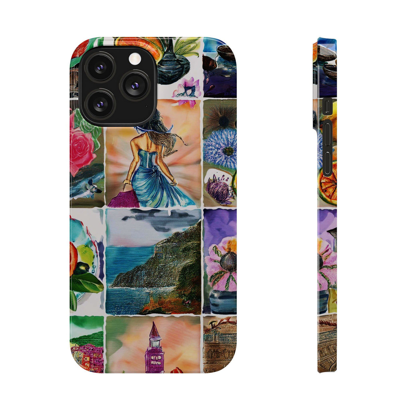 Slim Travel Coquette Collage Slim Cute Phone Cases for Iphone  | iPhone 15 Case | iPhone 15 Pro Max Case, Iphone 14, Iphone 14 Pro Max, Iphone 13