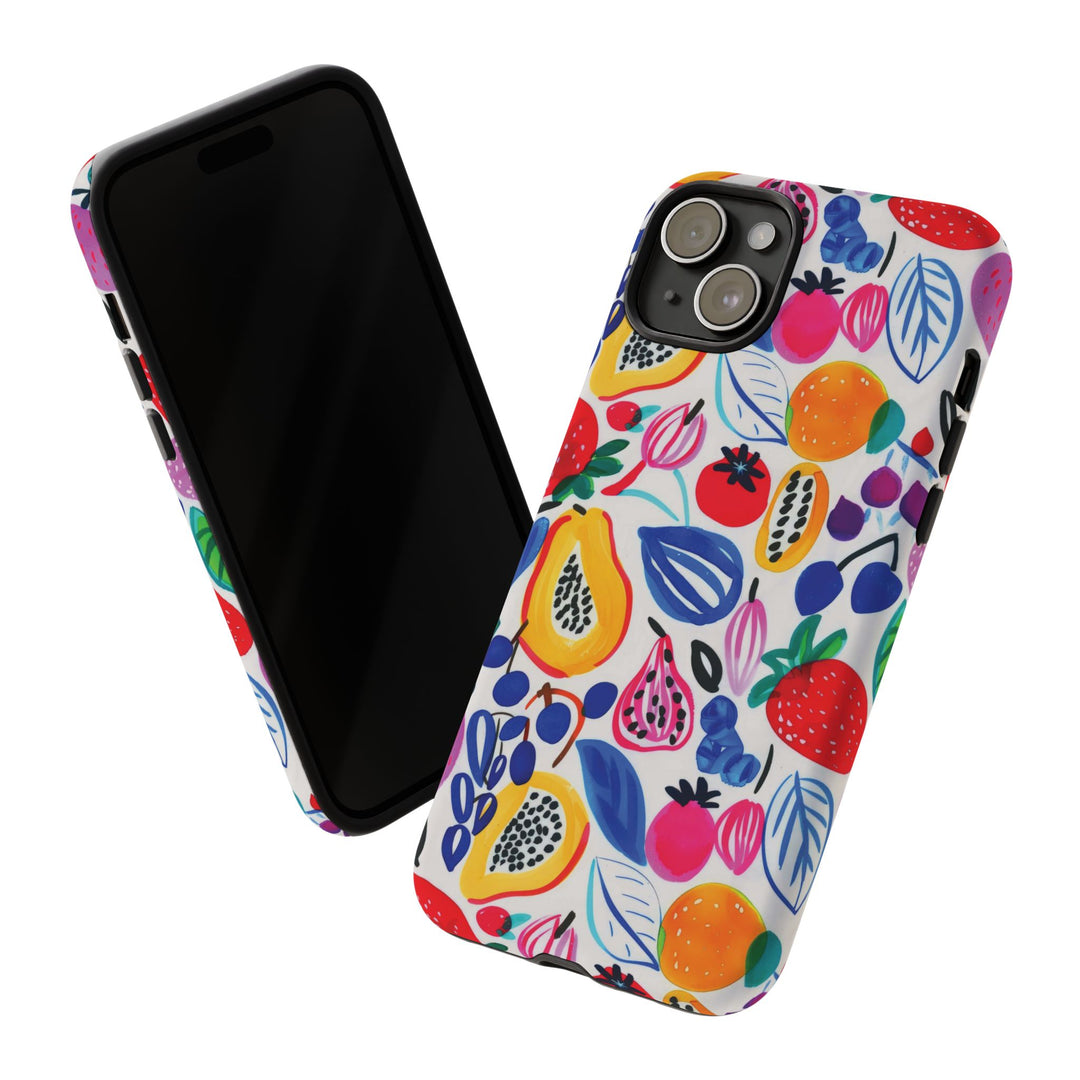 Summer Fruit Cute Tough Phone Case - For Apple iPhone Case 17, 16, 15 Pro Max, 14 Plus, 13 Pro, 12, Samsung Galaxy S26, S25, S24 Plus Ultra - Studio40ParkLane