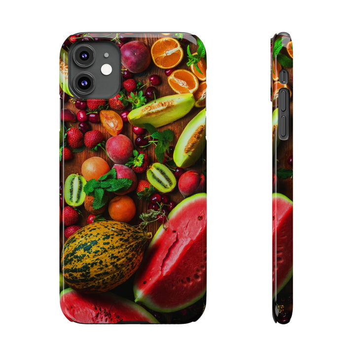 Slim Fall Fruit Collage Phone Cases for Iphone 16 | iPhone 15 Case | iPhone 15 Pro Max Case, Iphone 14, Iphone 14 Pro Max, Iphone 13, Slim Mom Dad Gift - Studio40ParkLane
