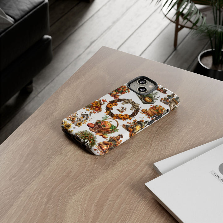 Impact Resistant, Fall Leaves Collage, Cute Phone Cases for Samsung S24, S23, S22, S21, IPhone 15 pro Iphone 14 pro Iphone 13 IPhone 12 Iphone 11 - Studio40ParkLane