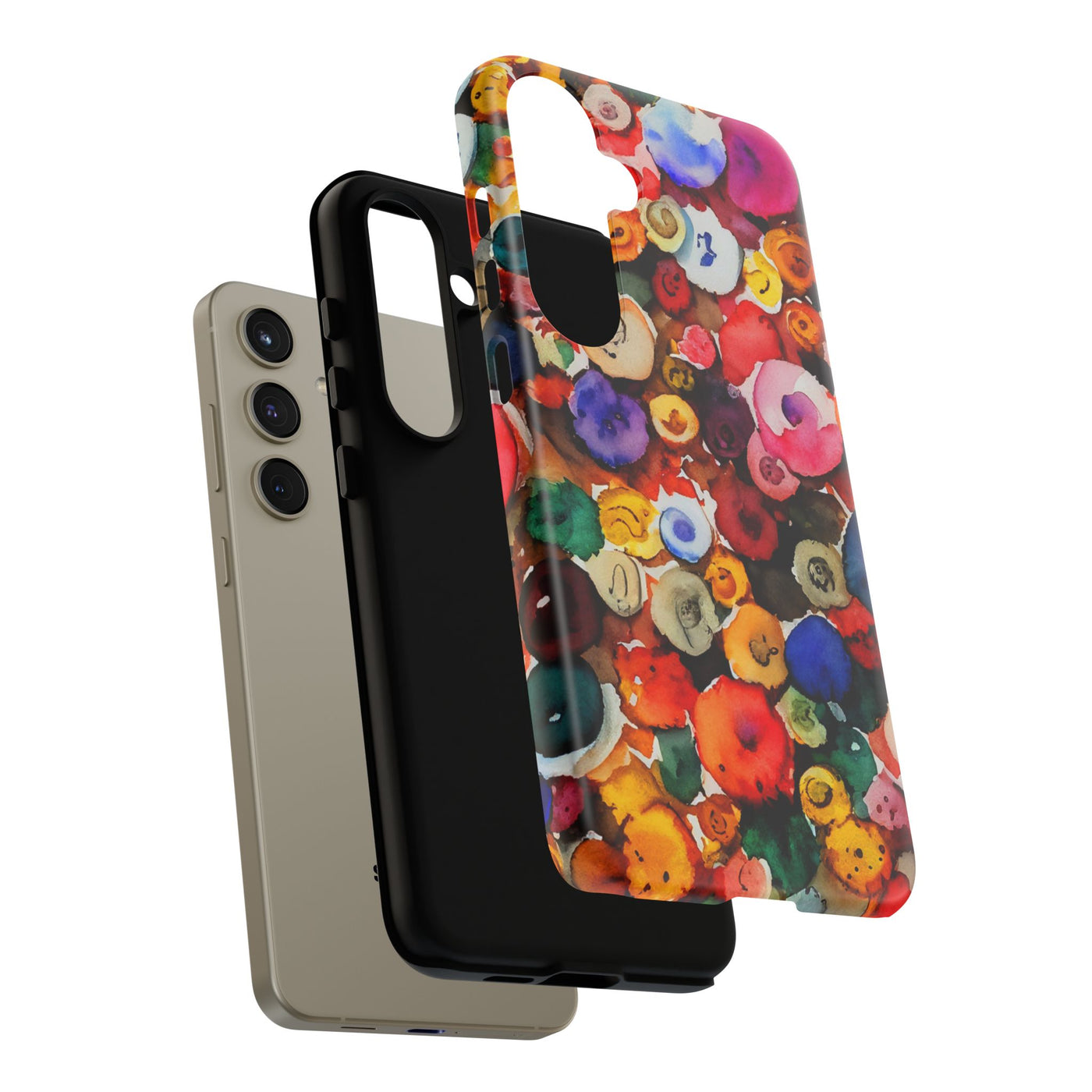 Impact Resistant, Fall Colors Buttons, Cute Phone Cases for Samsung S24, S23, S22, S21, IPhone 15 pro Iphone 14 pro Iphone 13 IPhone 12 Iphone 11