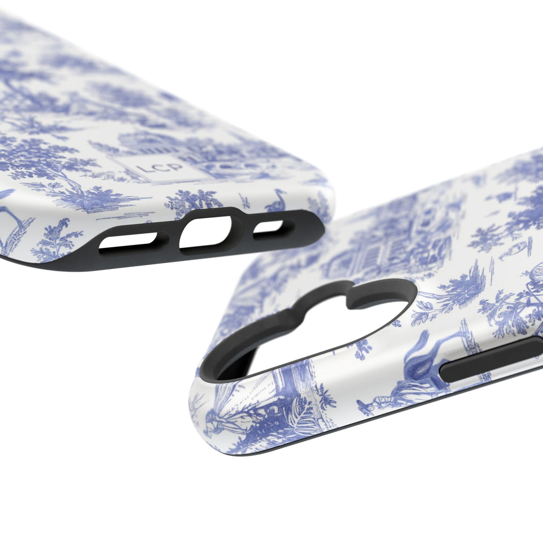 Custom Personalized French Toile Magsafe Phone Case for Iphone 18 - iPhone 17 Pro Max Air Plus 15 14 13 12 11, Samsung Galaxy Phone Cases - Studio40ParkLane