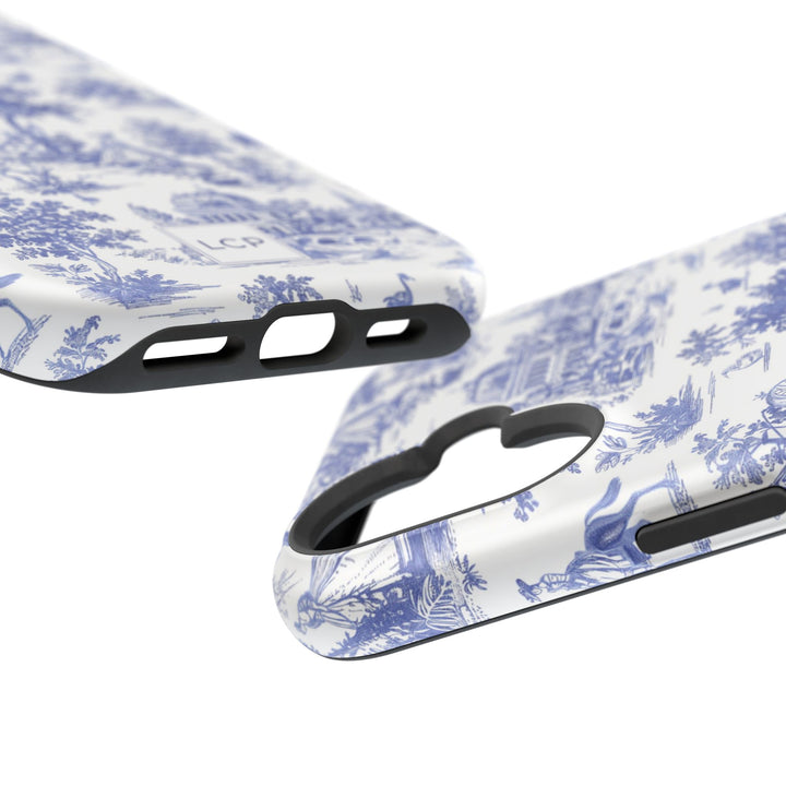 Custom Personalized French Toile Magsafe Phone Case for Iphone 18 - iPhone 17 Pro Max Air Plus 15 14 13 12 11, Samsung Galaxy Phone Cases - Studio40ParkLane