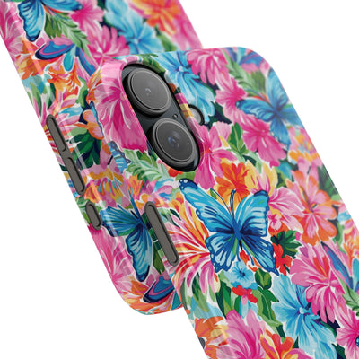 Slim Butterflies Flowers Gift for Her Cute Phone Cases for Iphone 16 Pro Max | iPhone 15 Case | iPhone 15 Pro Max Case, Iphone 14, 13, 12, 11, 10, 8, 7 - Studio40ParkLane