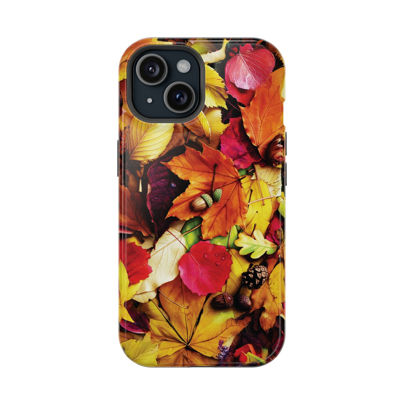 Aesthetic Tough Magsafe Fall Leaves Foliage Phone Case - For iPhone 17 Pro Max iPhone 16 Pro iPhone 15 Iphone 14 Plus 13 Pro 12 11 10 - Studio40ParkLane