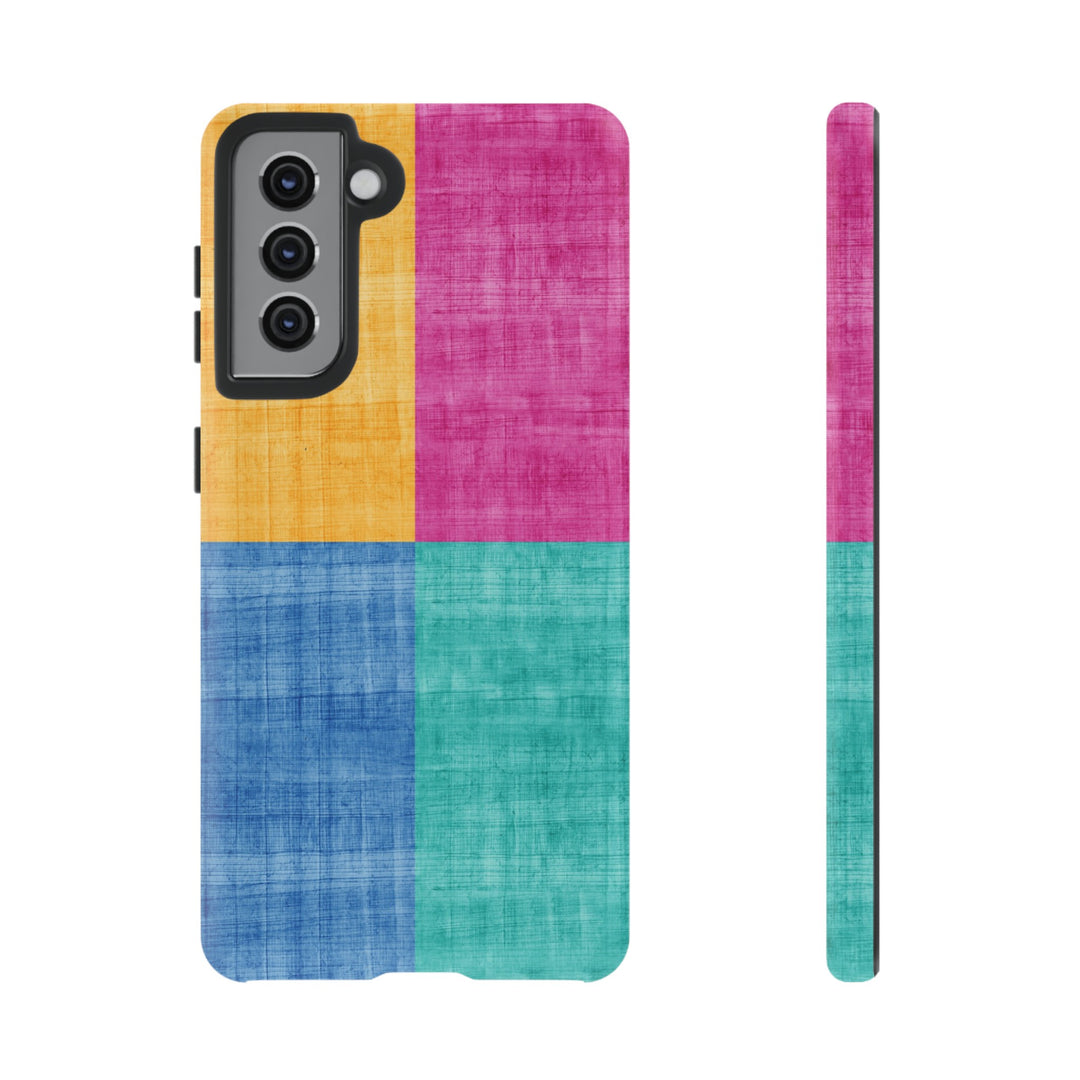 Impact Resistant, Colored Shapes, Cute Phone Cases for Samsung S24, S23, S22, S21, IPhone 15 pro Iphone 14 pro Iphone 13 IPhone 12 Iphone 11 - Studio40ParkLane