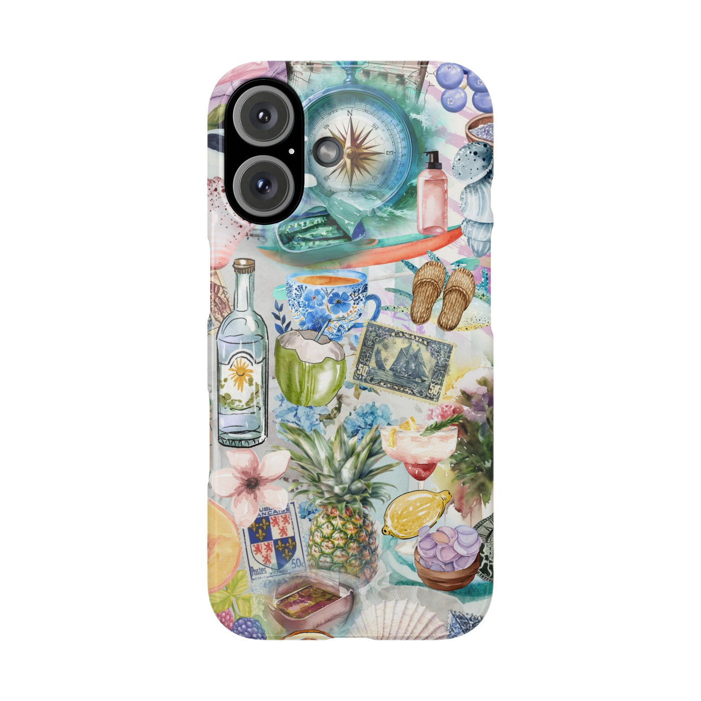 Slim Travel Coquette Collage Slim Cute Phone Cases for Iphone  | iPhone 15 Case | iPhone 15 Pro Max Case, Iphone 14, Iphone 14 Pro Max, Iphone 13