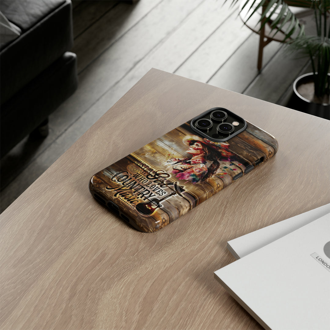 Cute IPhone Case | Country Music Girl iPhone 15 Case | iPhone 15 Pro Case, Iphone 14 Case, Iphone 14 Pro Max Case, Protective Iphone Case - Studio40ParkLane