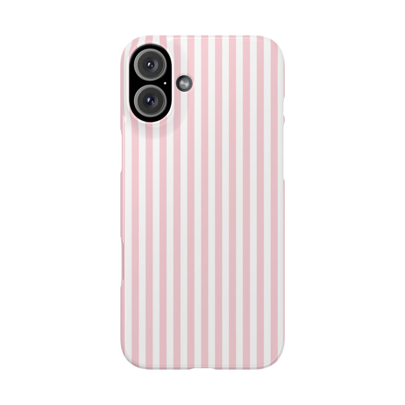 Slim Sweet Pink Striped Cute Phone Case for Iphone 16 - | iPhone 15 Pro Max Case | iPhone 14 Case Iphone 13 12 11 10 9 8 7 X XS Gift for Her