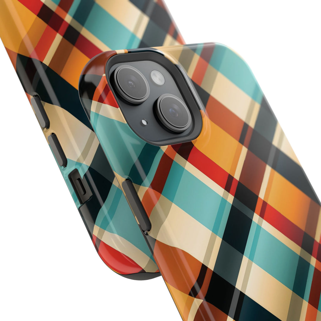 Checkered Plaid Magsafe Gift for Her Cute Phone Case for Iphone, | iPhone 16 | iPhone 15 Pro Max, Iphone 14 Pro Max, 13 12 11 10 9 8 7 - Studio40ParkLane