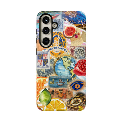 Cute European Summer Collage Phone Case, for IPhone 16 Case | Iphone 15, Iphone 14, IPhone 13 Case, 11 8 7, Samsung Galaxy S24, S23, S22, S21 Extra Protective