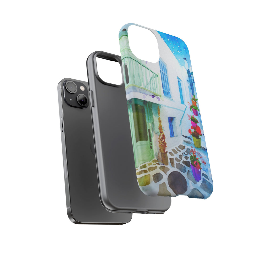 Impact Resistant, Greece House, Cute Phone Cases for Samsung S24, S23, S22, S21, IPhone 15 pro Iphone 14 pro Iphone 13 IPhone 12 Iphone 11 - Studio40ParkLane