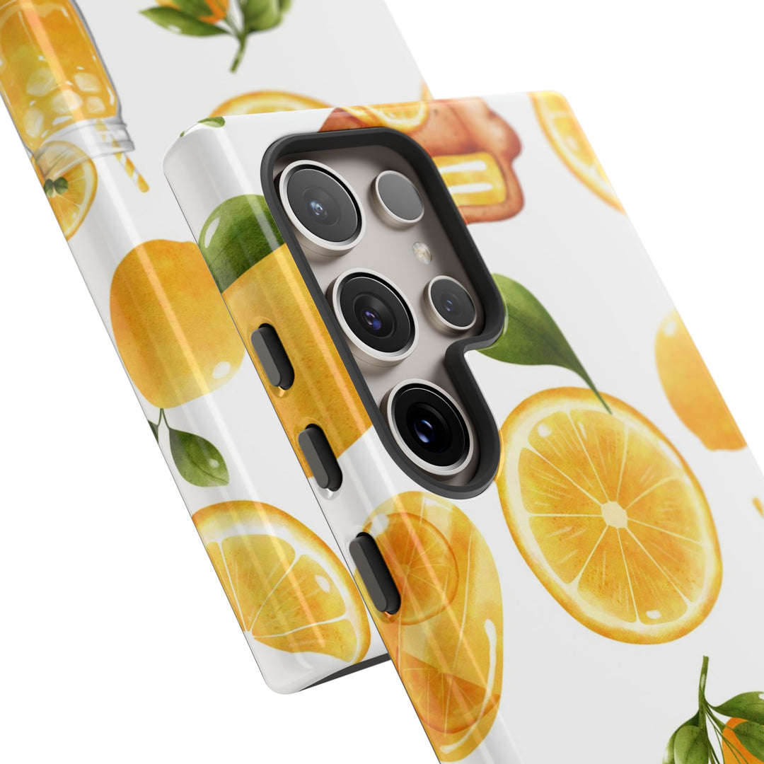 Impact Resistant, Lemon Fruit Pie, Cute Phone Cases for Samsung S24, S23, S22, S21, IPhone 15 pro Iphone 14 pro Iphone 13 IPhone 12 Iphone 11 - Studio40ParkLane