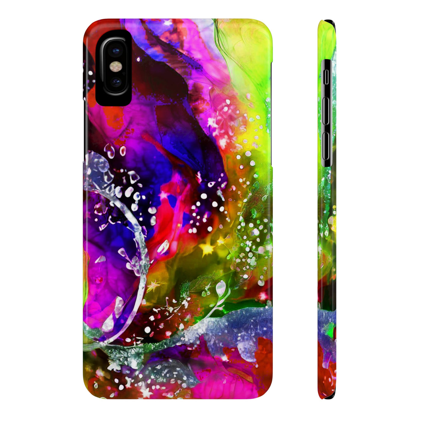 Slim Cute Phone Cases for Iphone  | iPhone 15 Case | iPhone 15 Pro Max Case, Iphone 14, Iphone 14 Pro Max, Iphone 13, Summer Marble Feast