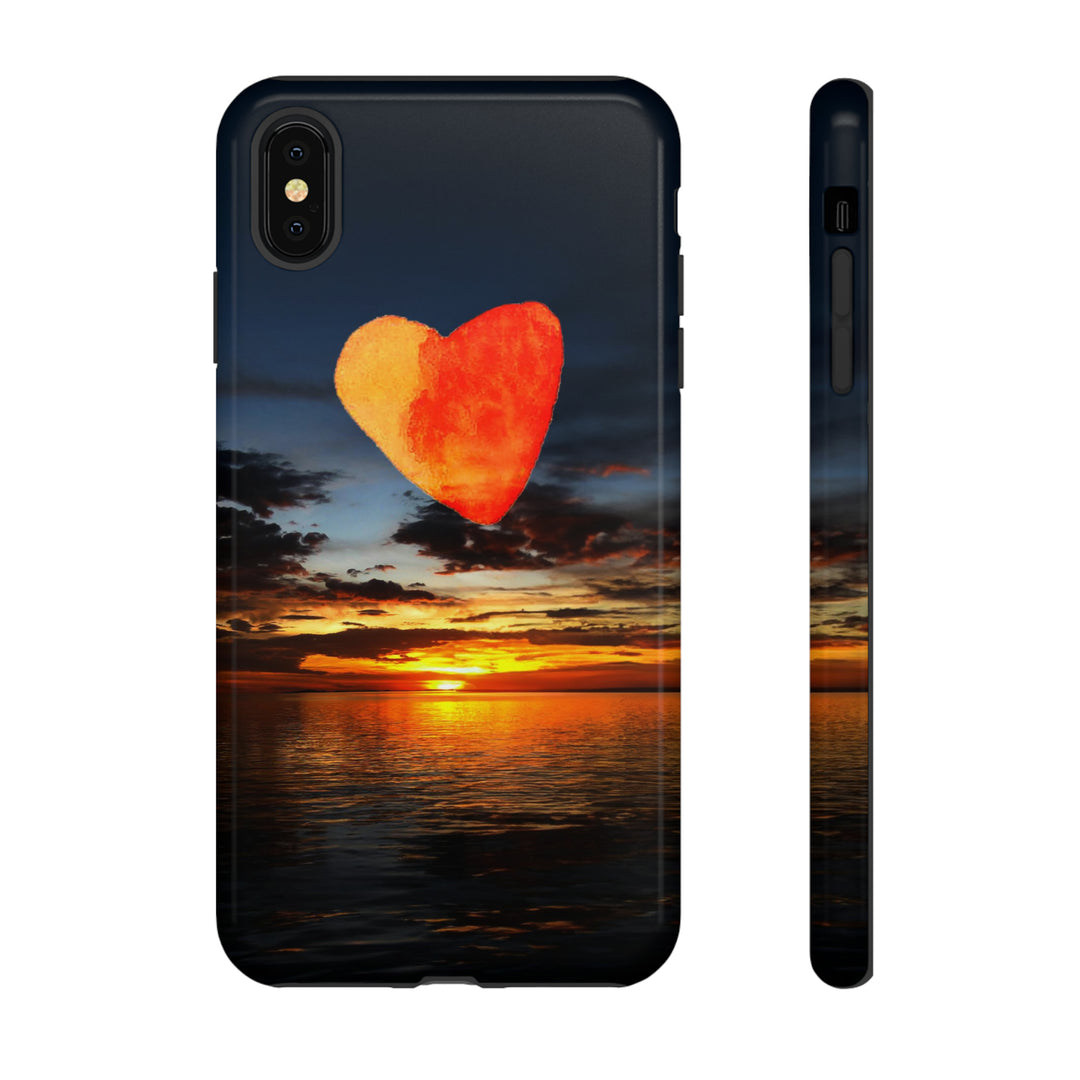 Cute IPhone Case | Rising Heart Love Sunset, iPhone 15 Case | iPhone 15 Pro Case, Iphone 14 Case, Iphone 14 Pro Max Case - Studio40ParkLane