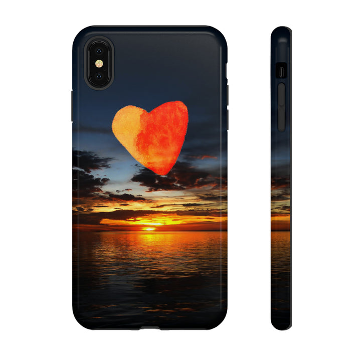Cute IPhone Case | Rising Heart Love Sunset, iPhone 15 Case | iPhone 15 Pro Case, Iphone 14 Case, Iphone 14 Pro Max Case - Studio40ParkLane