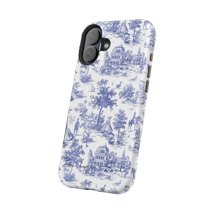 Magsafe French Toile Personalized Initial Custom Gift Cute Phone Cases for Iphone 16 Pro Max | iPhone 15, Pro Max Case, Iphone 14, 13, 12, 11, 10 - Studio40ParkLane