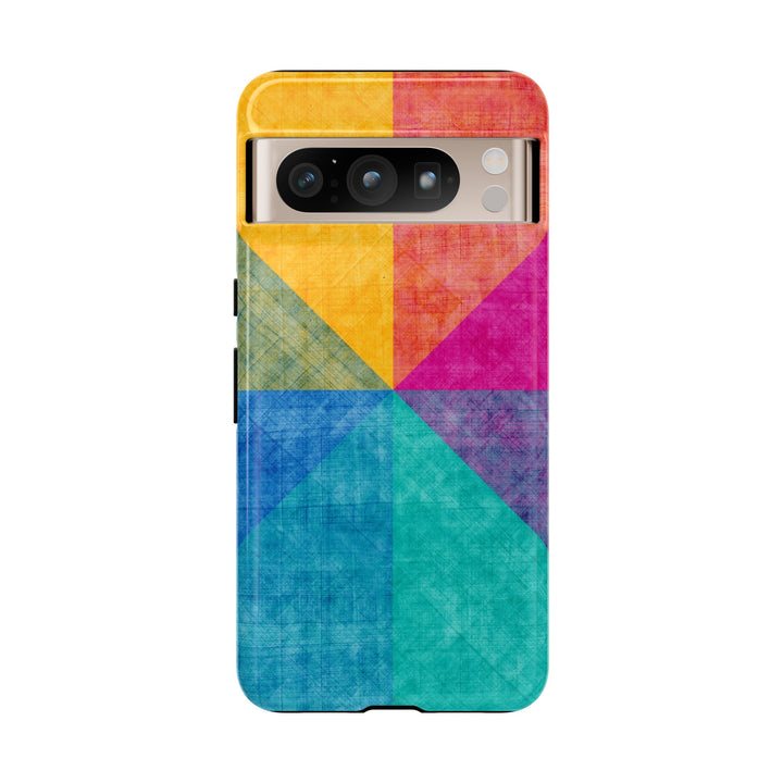 Impact Resistant, Colored Shapes, Cute Phone Cases for Samsung S24, S23, S22, S21, IPhone 15 pro Iphone 14 pro Iphone 13 IPhone 12 Iphone 11 - Studio40ParkLane