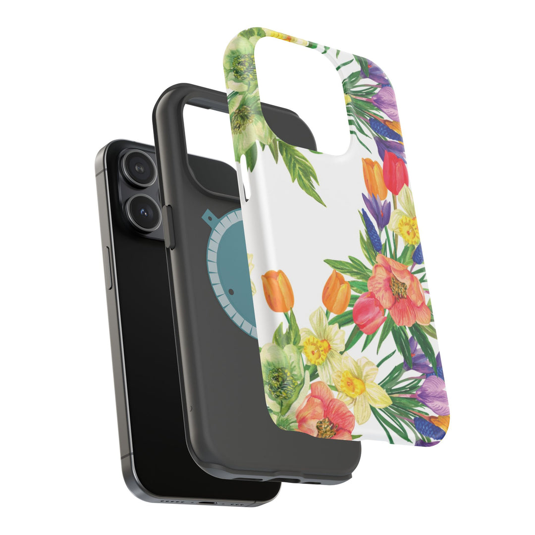 Spring Flowers Magsafe Cute Phone Case for Iphone Gift for Her, iPhone 16 Case iPhone 15 Pro Max Case, Iphone 14, Iphone 14 Pro Max, 13, 12 - Studio40ParkLane
