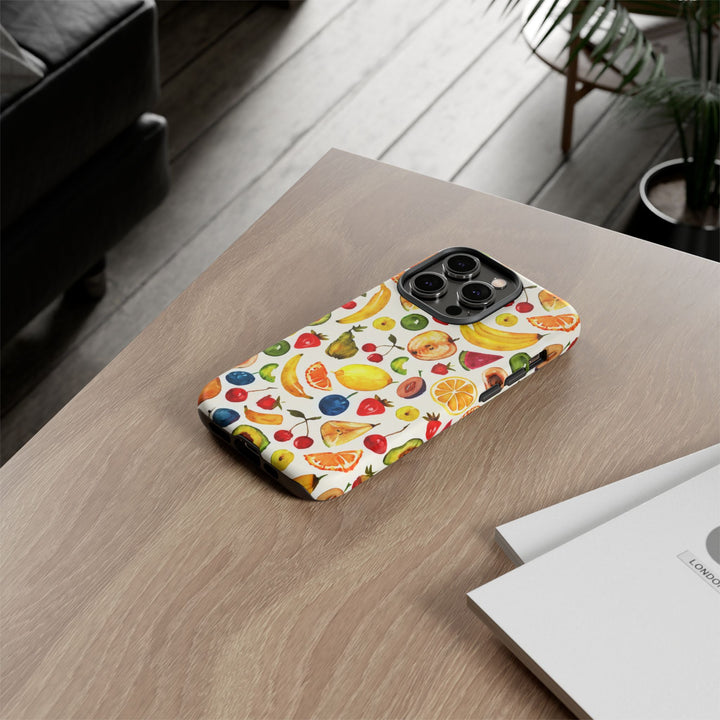 Impact Resistant, Mixed Fruits, Cute Phone Cases for Samsung S24, S23, S22, S21, IPhone 15 pro Iphone 14 pro Iphone 13 IPhone 12 Iphone 11 - Studio40ParkLane