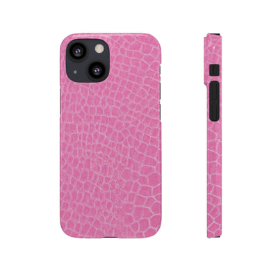 Snap Non Leather Pink Color Pattern Gift for Her Cute Phone Cases for Samsung Galaxy S24, S23, S22, S21, S20, Plus, Ultra, Iphone 16, 15, 14, Pro and Max - Studio40ParkLane