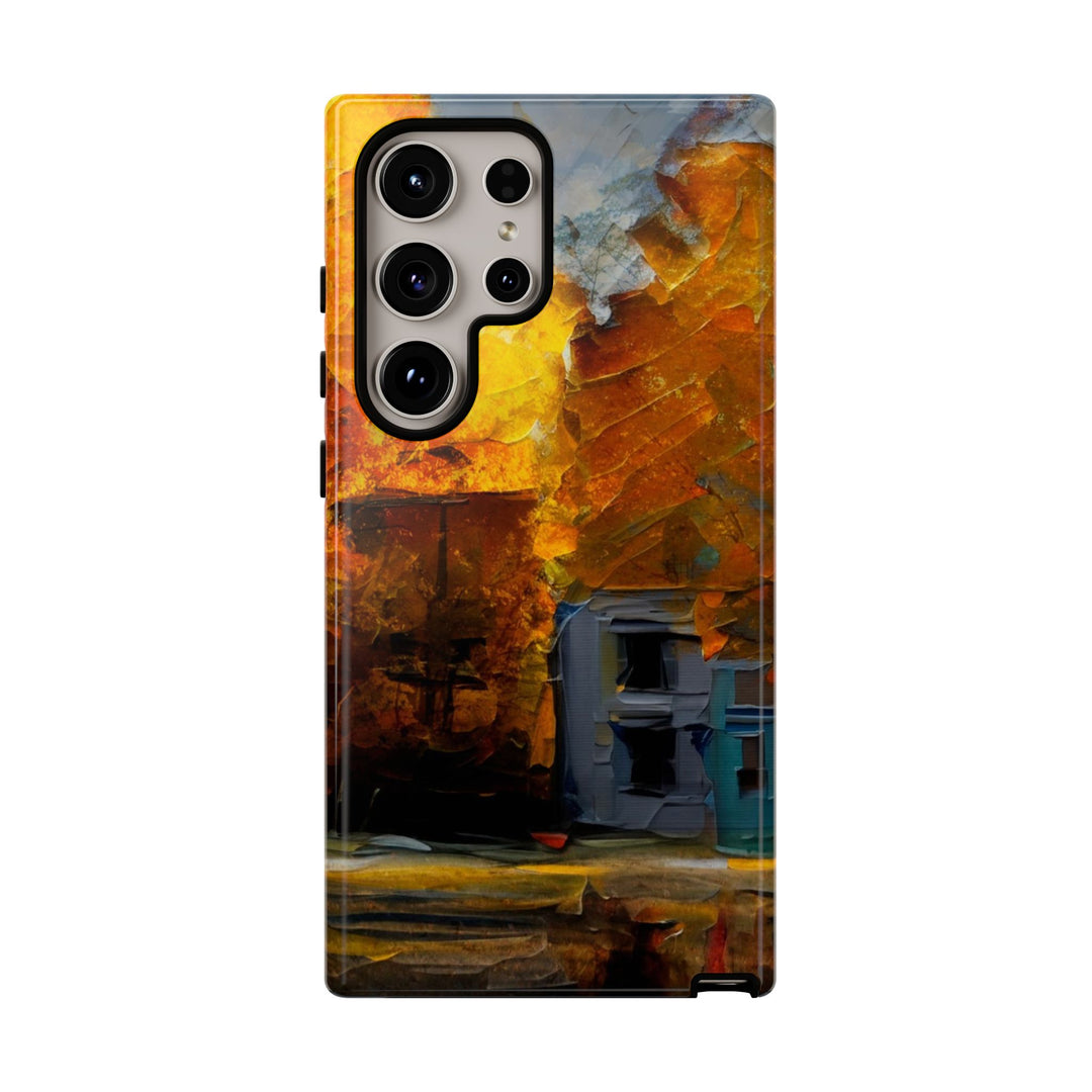 Impact Resistant, Fall Leaves Oil Painting, Cute Phone Cases for Samsung S24, S23, S22, S21, IPhone 15 pro Iphone 14 pro Iphone 13 IPhone 12 Iphone 11 - Studio40ParkLane