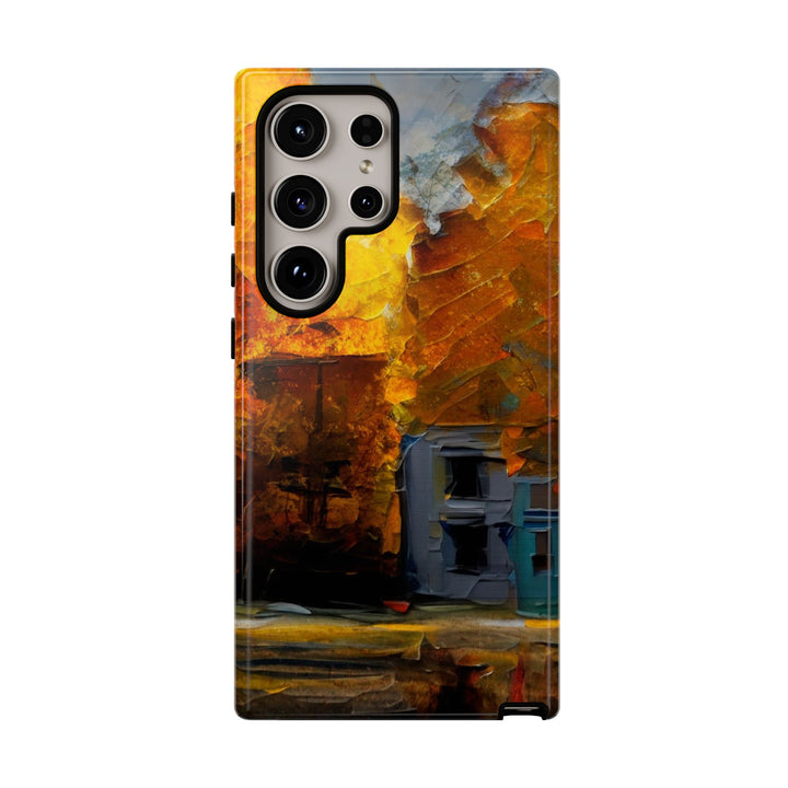 Impact Resistant, Fall Leaves Oil Painting, Cute Phone Cases for Samsung S24, S23, S22, S21, IPhone 15 pro Iphone 14 pro Iphone 13 IPhone 12 Iphone 11 - Studio40ParkLane