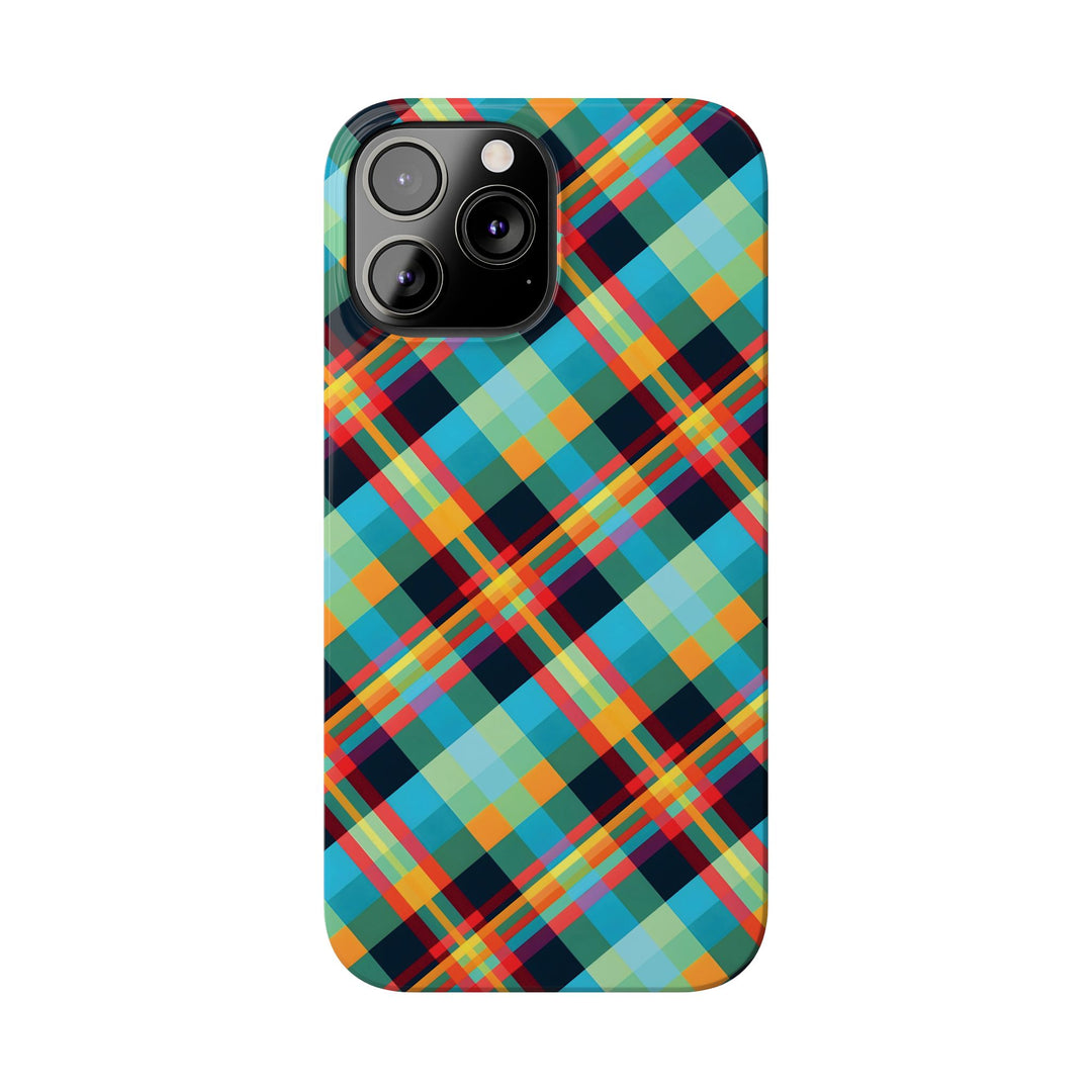 Slim Checkered Plaid Gift for Her Cute Phone Cases for Iphone 16 Pro Max | iPhone 15 Case | iPhone 15 Pro Max Case, Iphone 14, 13, 12, 11, 10, 8, 7 - Studio40ParkLane