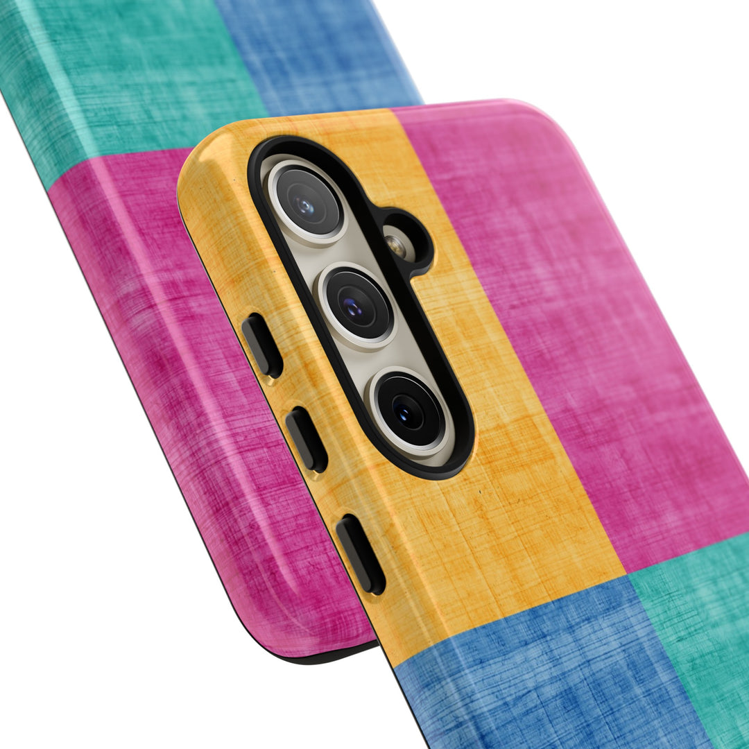 Impact Resistant, Colored Shapes, Cute Phone Cases for Samsung S24, S23, S22, S21, IPhone 15 pro Iphone 14 pro Iphone 13 IPhone 12 Iphone 11 - Studio40ParkLane