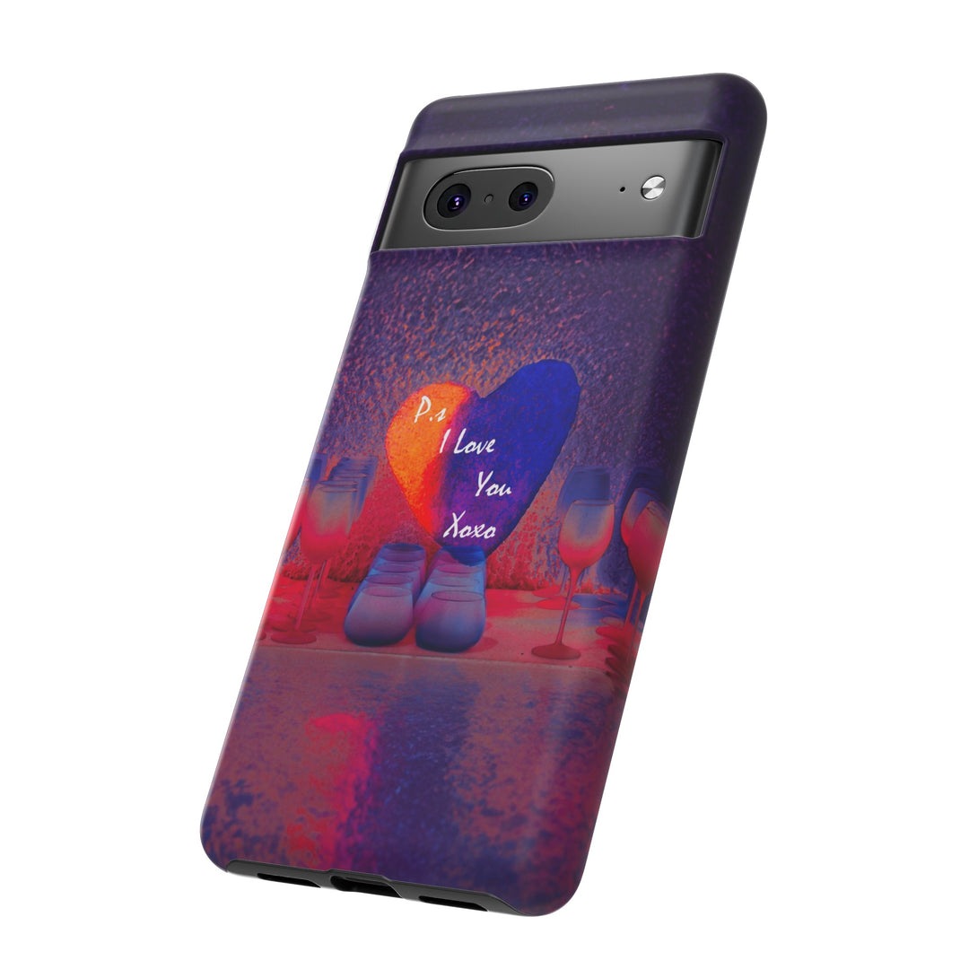 Cute Samsung Case | Cool Iphone Case | PS I love You - Heart, Samsung S24, S23, S22, S21, IPhone 15 Case | Iphone 14 Case, Iphone 13 Case - Studio40ParkLane