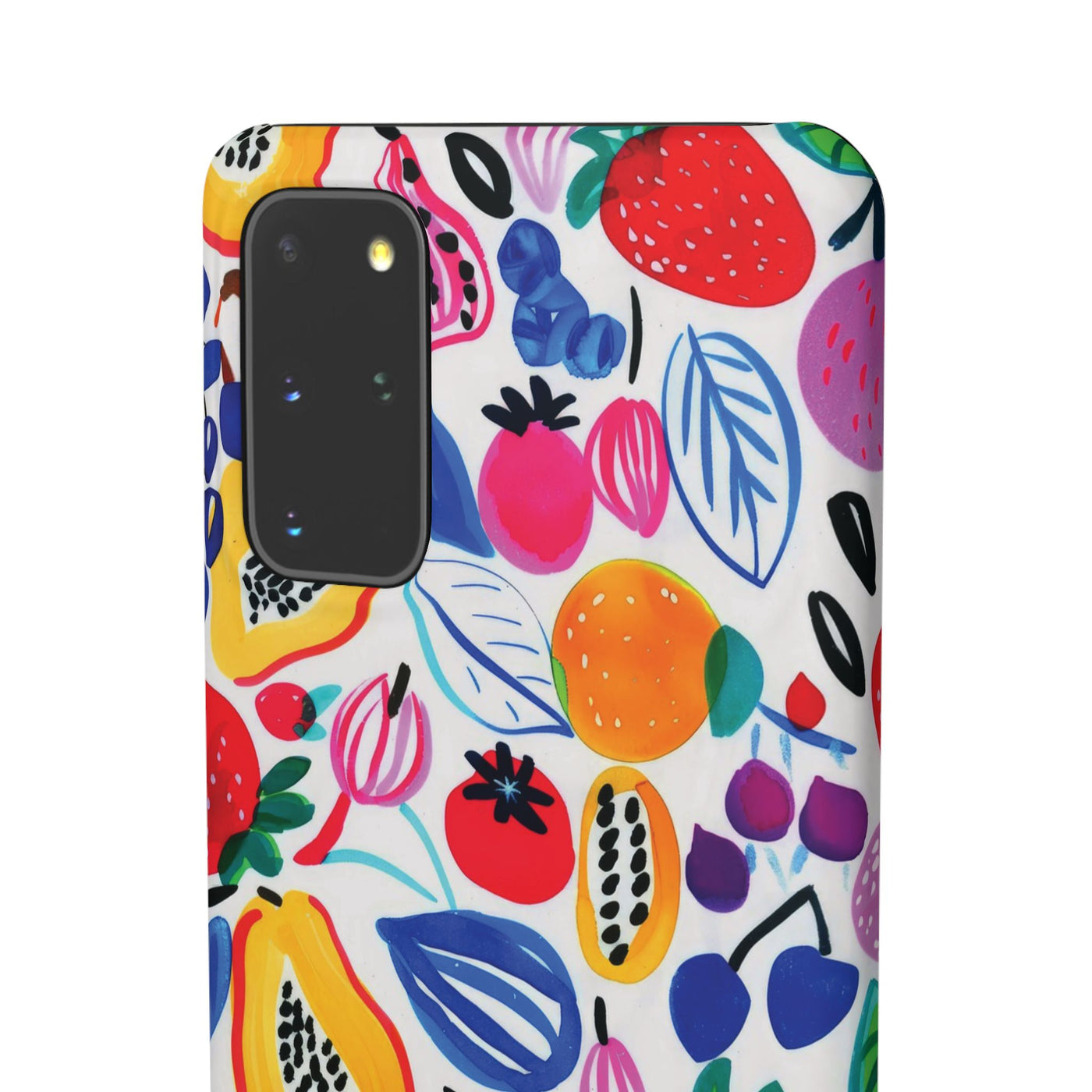 Snap Summer Fruit Gift for Her Cute Phone Cases for Samsung Galaxy S24, S23, S22, S21, S20, Plus, Ultra, Iphone 16, 15, 14, Pro and Max