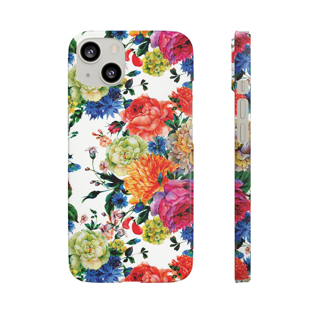 Sleek Snap Colorful Flowers Cute Phone Case for iPhone 16 15 14 13 12 11 X Xs Max Xr Pro Plus Samsung Galaxy S24 S23 S22 S21 S20 Note Ultra
