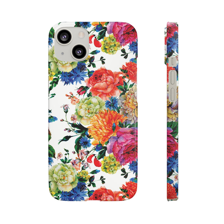 Sleek Snap Colorful Flowers Cute Phone Case for iPhone 16 15 14 13 12 11 X Xs Max Xr Pro Plus Samsung Galaxy S24 S23 S22 S21 S20 Note Ultra