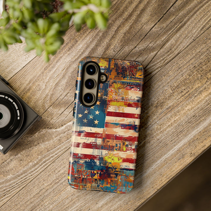 Impact Resistant, American Flag, Cute Phone Cases for Samsung S24, S23, S22, S21, IPhone 15 pro Iphone 14 pro Iphone 13 IPhone 12 Iphone 11 - Studio40ParkLane
