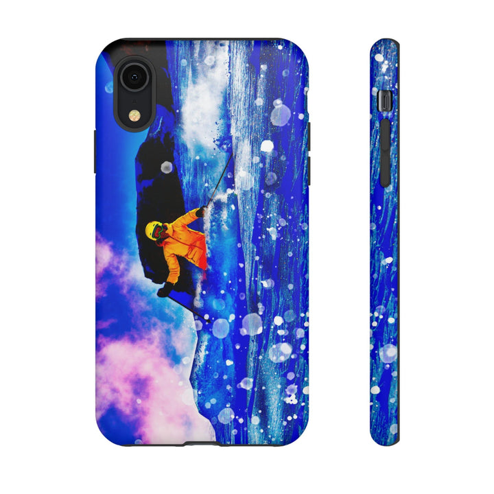 Cute IPhone Case | iPhone 15 Case | iPhone 15 Pro Max Case, Iphone 14 Case, Iphone 14 Pro Max Case IPhone Case for Art Lovers, Skier Mountain - Studio40ParkLane