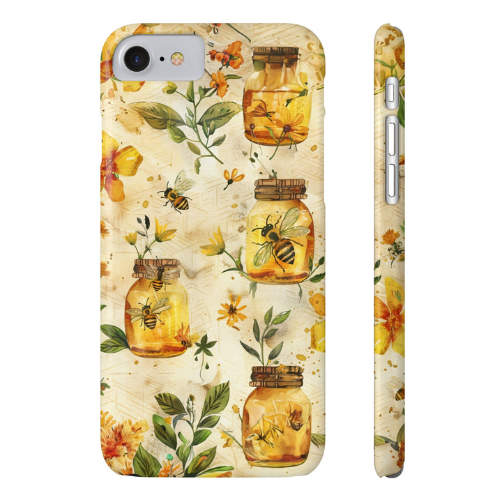Slim Cute Phone Cases for Iphone | iPhone 15 Case | iPhone 15 Pro Max Case, Iphone 14, Iphone 14 Pro Max, Iphone 13, Honey Bees Yellow - Studio40ParkLane