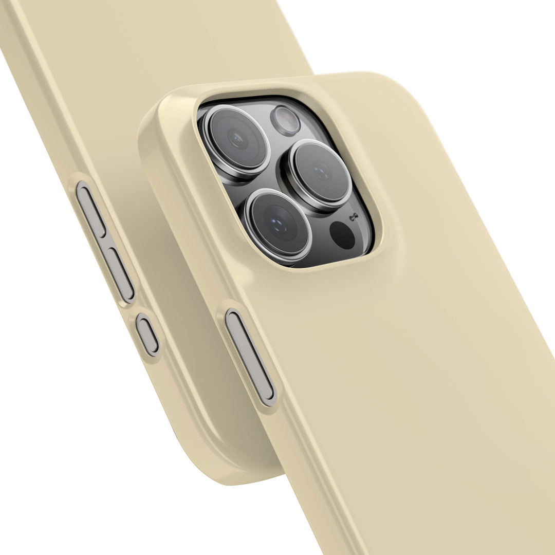 Slim Pale Yellow Gift for Her Aesthetic Cute Phone Case for Iphone 16 - | iPhone 15 Pro Max Case | iPhone 14 Case 13 12 11 10 9 8 7 - Studio40ParkLane
